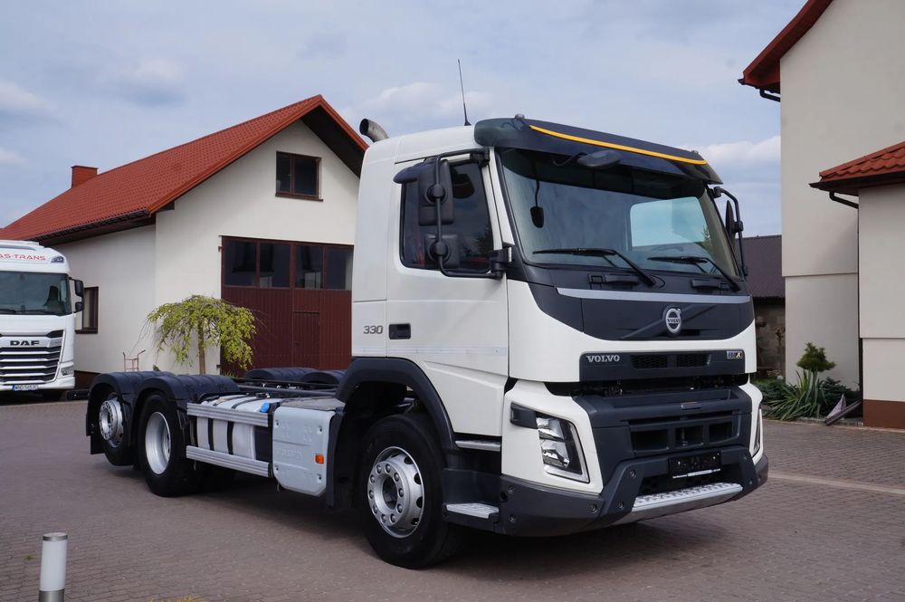 Volvo FMX FM 6X2 EURO 6 RAMA DO ZABUDOWY OŚ SKRĘTNA PODNOSZONA SCANIA  Beczka Hak Asenizacyjny Specjalny WUKO Budowlany