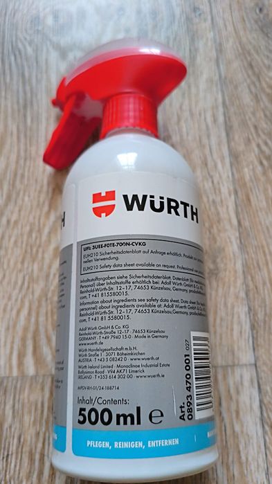 Zestaw chemii samochodowej Würth