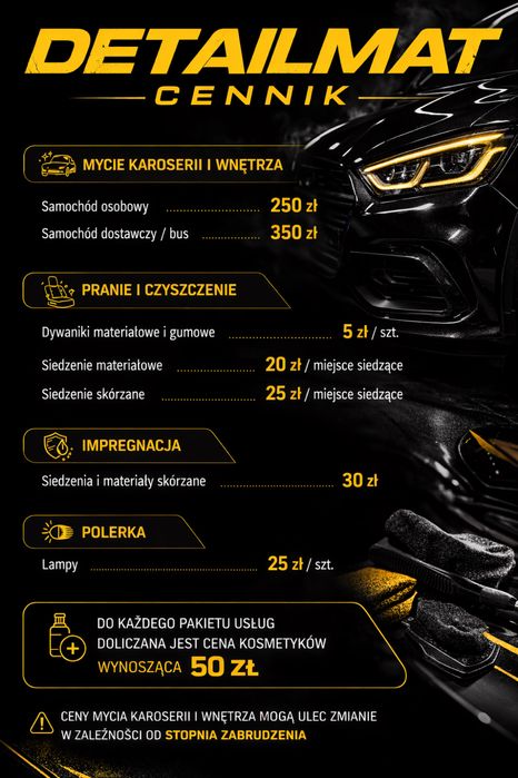 Czyszczenie,mycie i sprzątanie samochodów