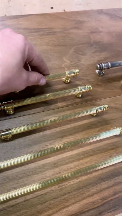 Латунні Меблеві Ручки , дуже якісні , довжину і колір робим будь який