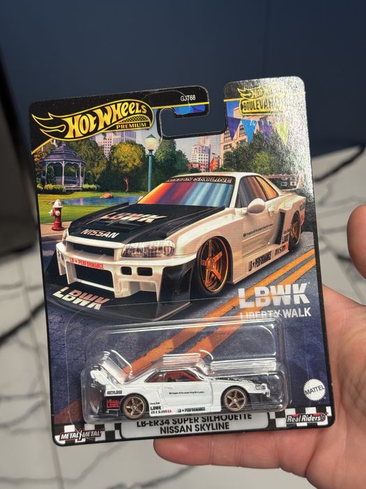 Hot Wheels Premium Nissan Skyline GT-R R34 LBWK Super Silhouette LB-ER