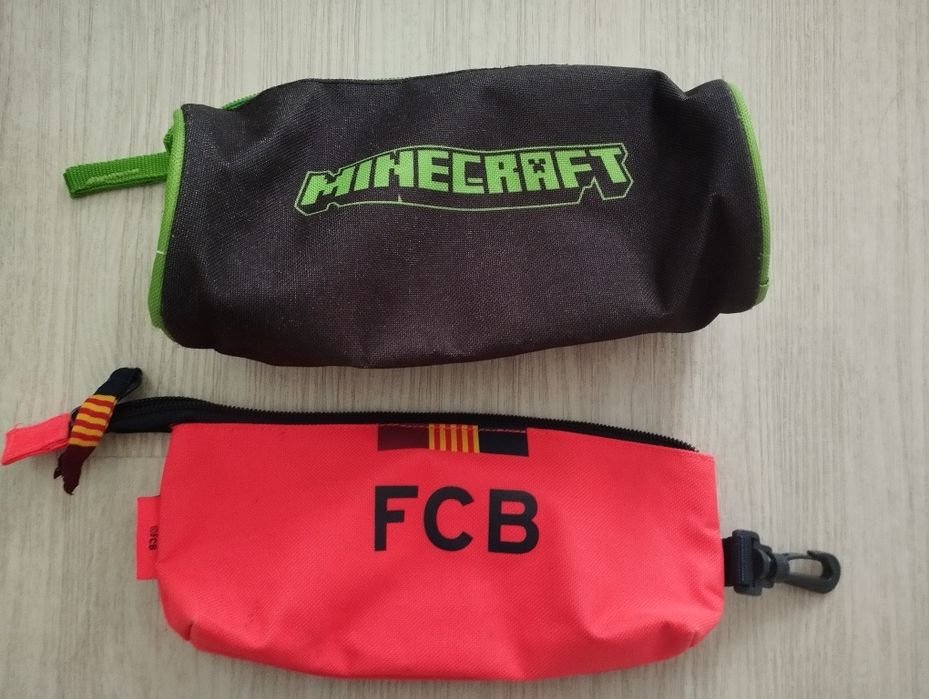 Piórniki zestaw Minecraft i FCB