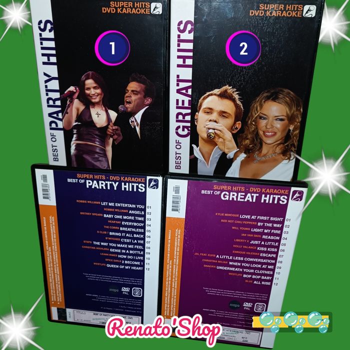 DVDs • Kit Karaoke da Música Portuguesa & Estrangeira. PROMOÇÃO.