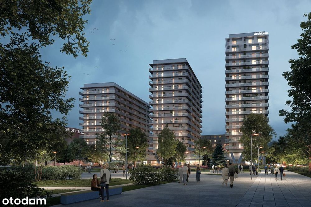 2-pokojowe mieszkanie 43m2 + balkon Bez Prowizji