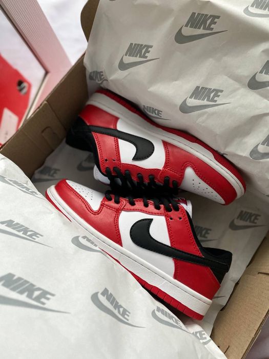 Buty Nike Air Jordan Dunk low Red 36-40 damskie trampki