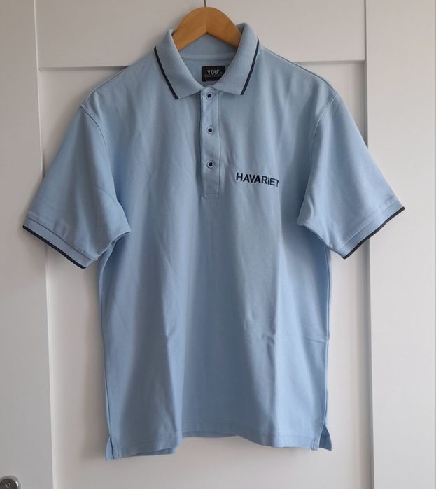 Błękitna koszulka polo
