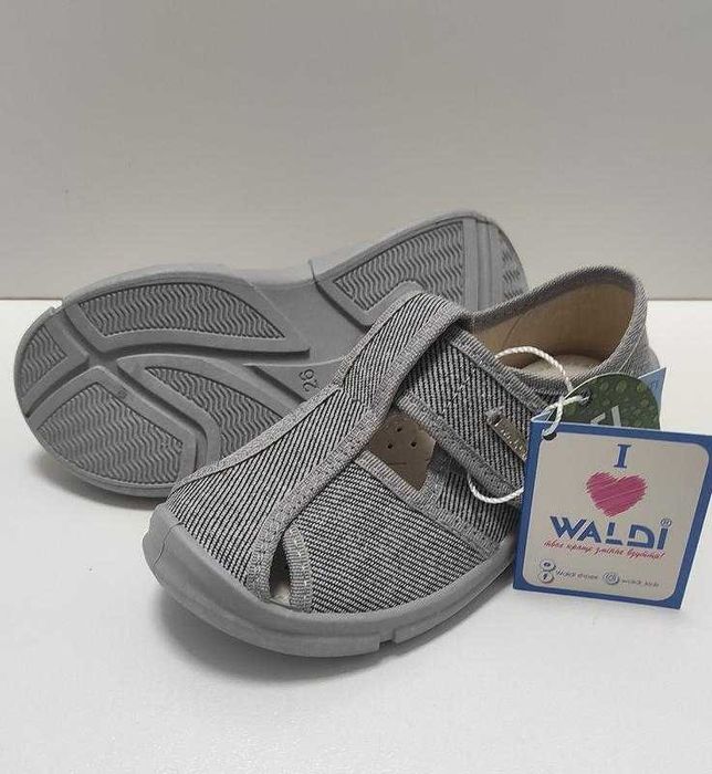 Капці тапочки в садочок валди валді waldi natur  27 28 29 30 31