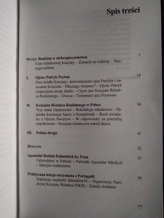 Różaniec w rodzinach. Krucjata Różańca Rodzinnego w Polsce- ks. M. Dro