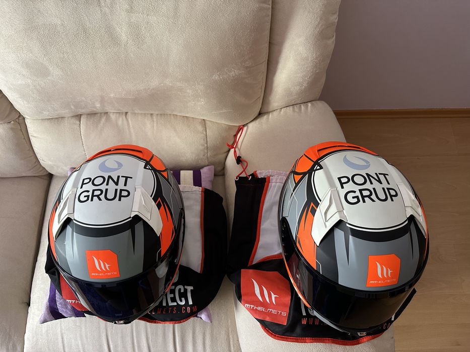 Vendo 2 capacetes MT Helmets Javi Vierge