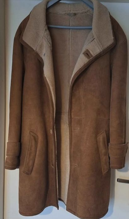 Płaszcz, kożuch, męski  jak Nowy.