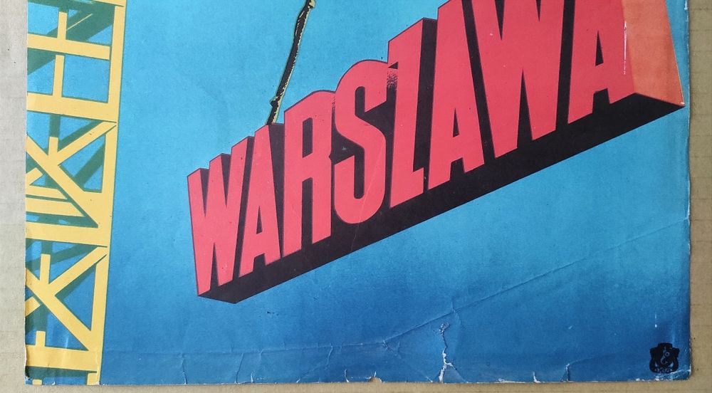 Warszawa socrealizm plakat autor Tadeusz Trepkowski