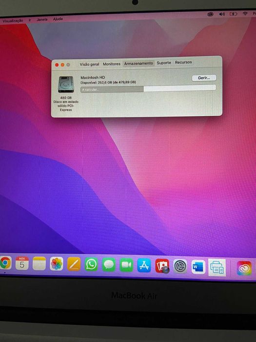 Macbook Air ( 13 in, início 2015 )