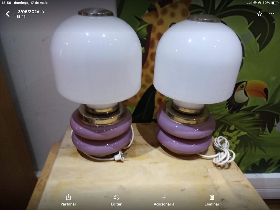 Candeiros de mesa , arte deco