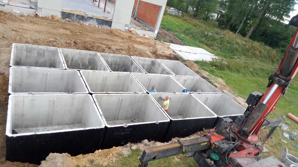 Szambo szamba betonowe zbiorniki na deszczówkę, producent Poznań