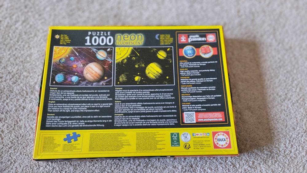 Puzzle  de 1000 peças  com o tema: Sistema Solar