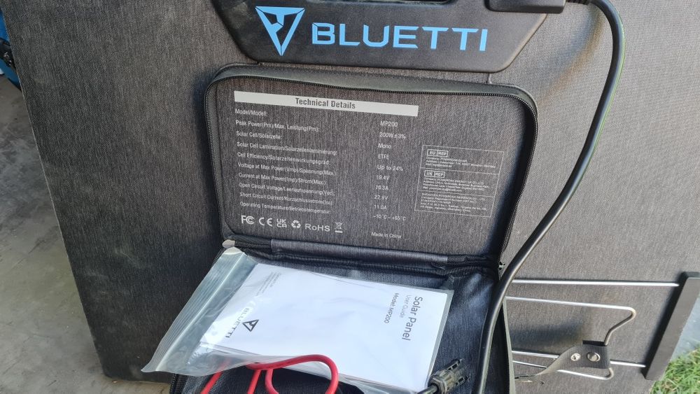 panele sloneczne rozkladane bluetti mp200 do wszystkich stacji zasilan