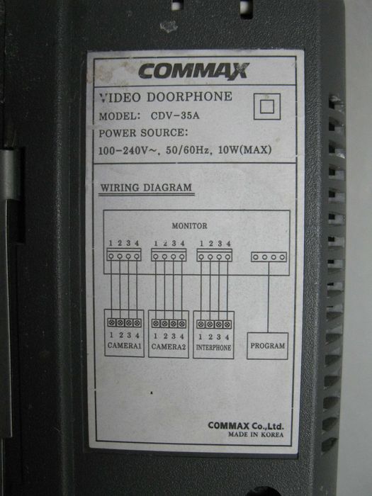 Видеодомофон Commax CDV-35A