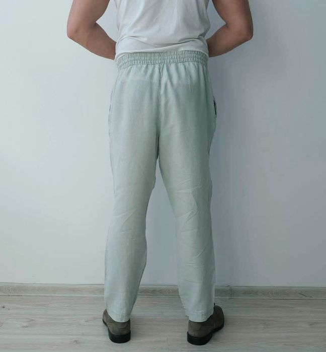 H&M premium spodnie 100%Lniane męskie M/L