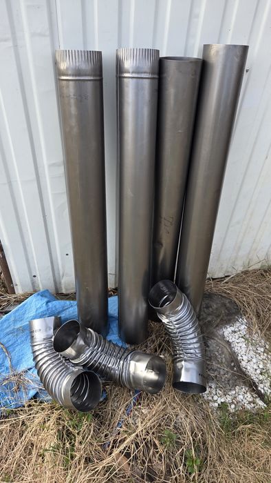 Rura dymna 120 i kolana