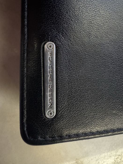 Carteira original Porsche Design pele