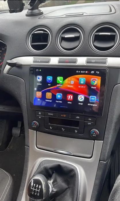 Rádio Ford S-max/Galaxy/Mondeo Android 14 com GPS (Novo)