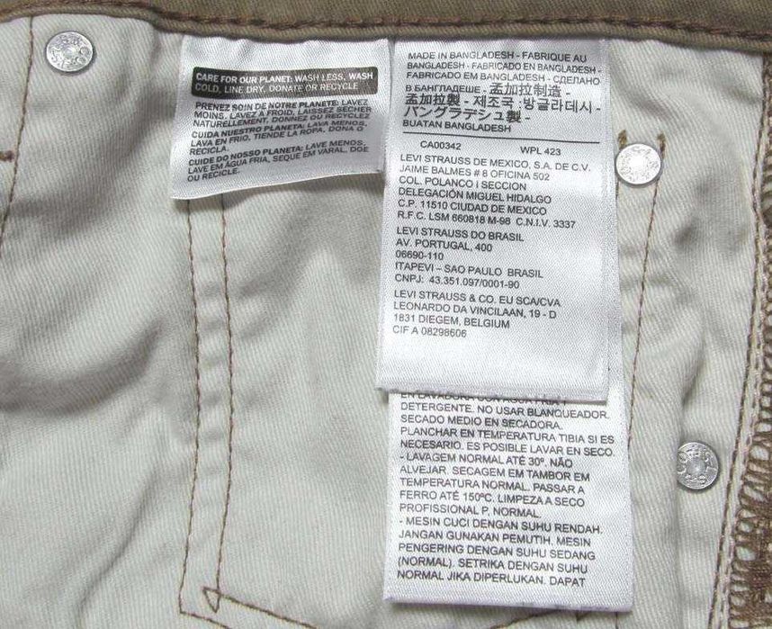 LEVIS 512 _ W32 L32 _ original _ slim _ spodnie pas 86cm