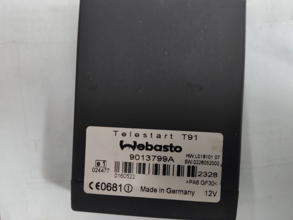 Webasto pilot sterownik telestart T91