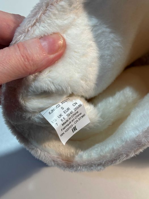 Чобітки жіночі домашні Emporio Armani, 39/40р