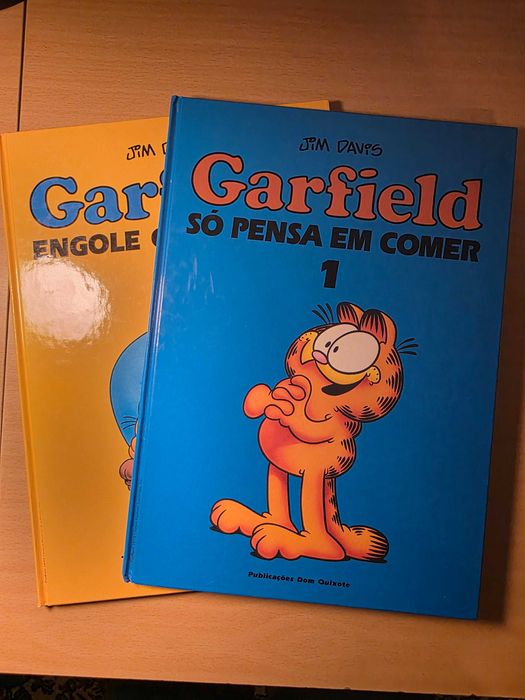 2 livros de BD do Garfield