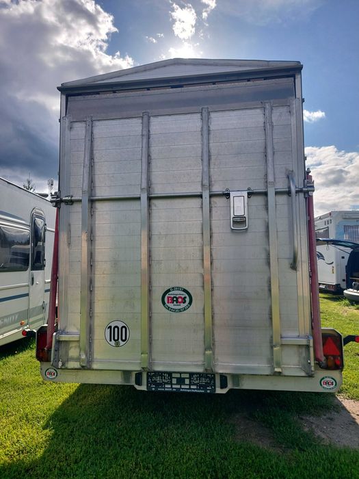 przyczepa do transportu koparki, quada, traktorka - Plandeka- Baos made in Germany