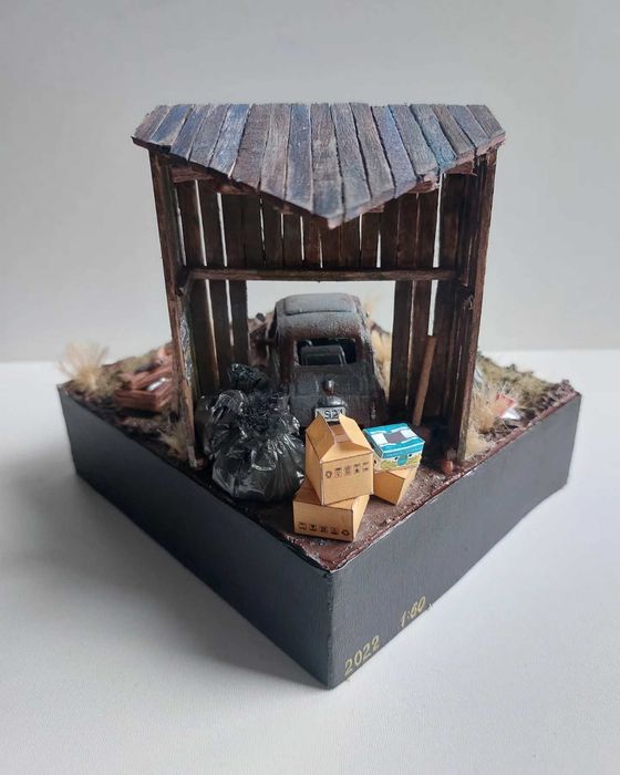 Диорама автомобиль