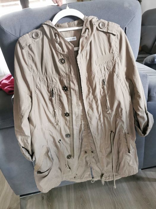 Parka kurtka wiosna wiosenna M 38 kaptur