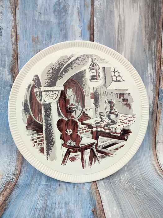 Ceramiczna Patera lata 60/70 sygnowana - vintage - design