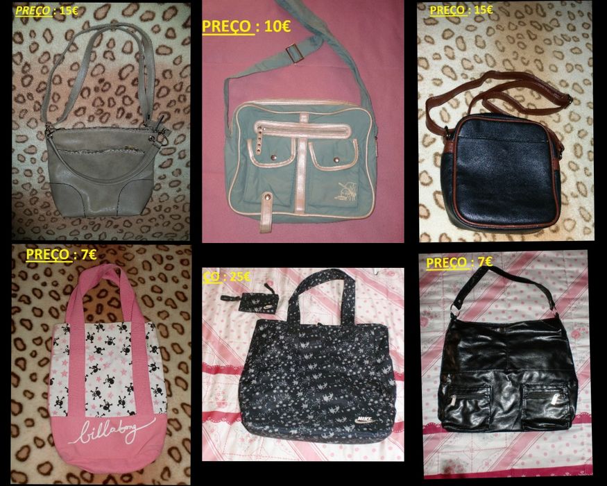 Mala azul / cor de rosa / preta / preta e castanha / beje / preta NIKE