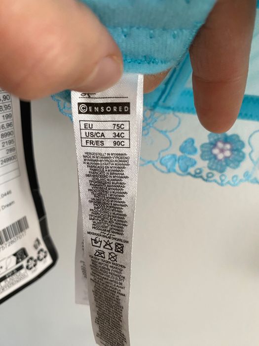 Turkusowy nowy stanik NEW YORKER 75C