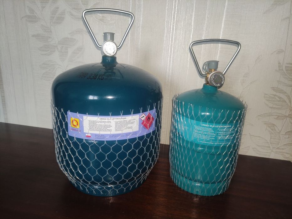 Газовий балон туристичний + пальник (2,4л / 1кг)