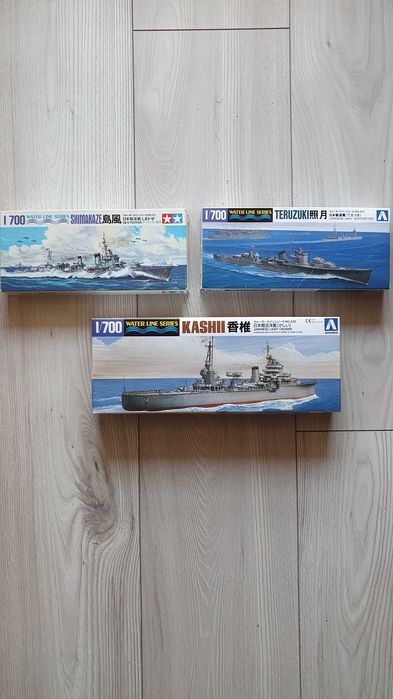 Modele plastikowe okrętowe 1:700