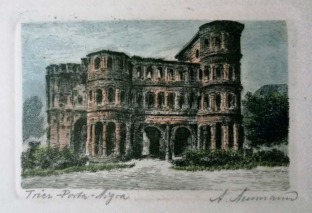 Miedzioryty Heidelberg i Trewir