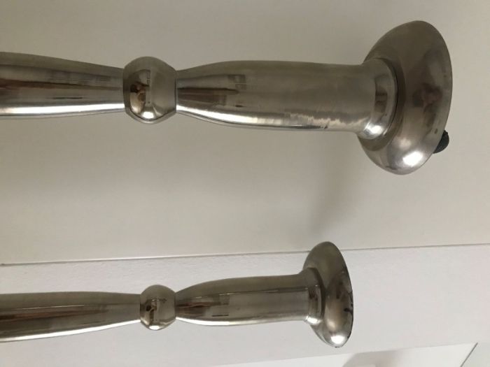 2 x Chrome Candlestick64550976404227121