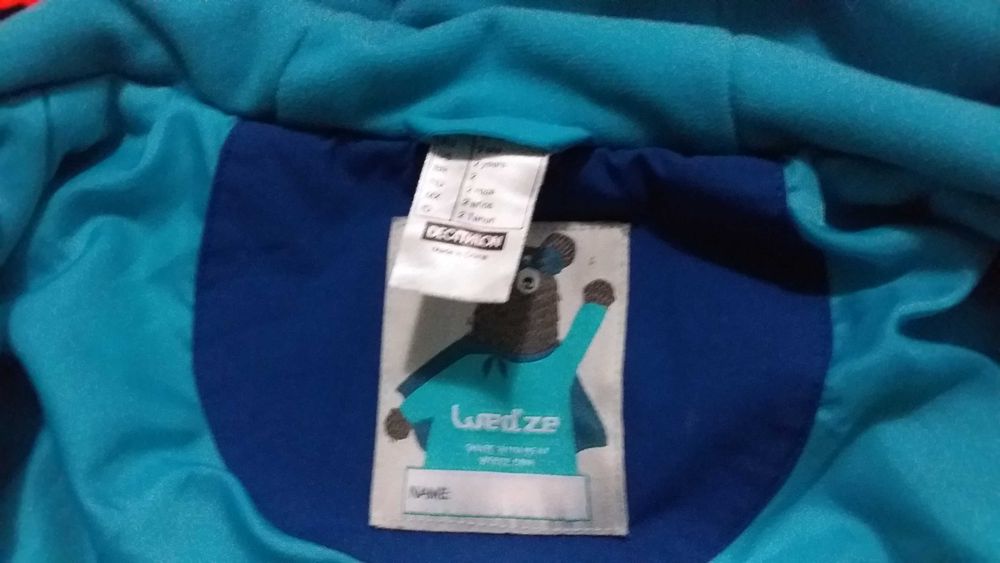 Термокомбінезон дитячий на флісі-зима-Topolino-80;Wedze83-90