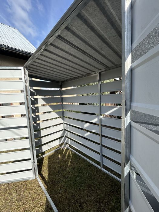 Wiata śmietnikowa 2,5m/1m