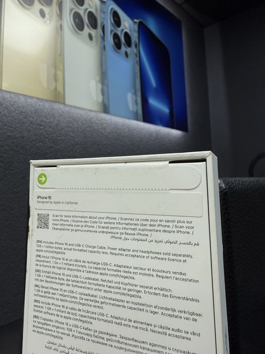 IPHONE New 16 128 Teal