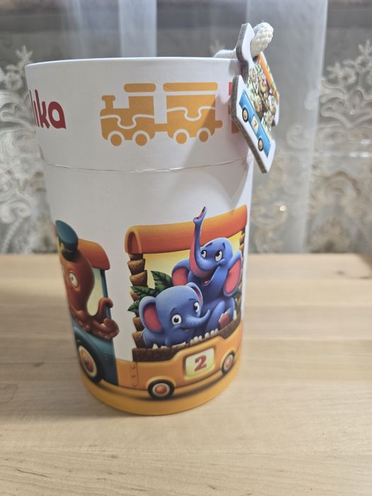 Пазли пазліка puzzlika дитячі  потяг цифри