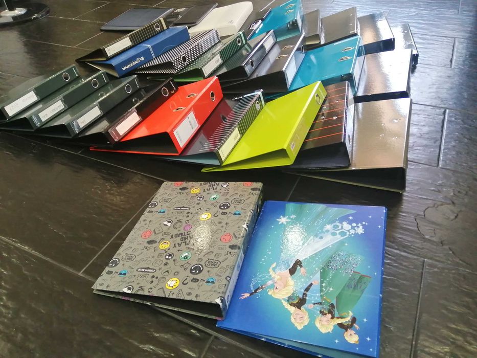 Capas argolas Material de escritório