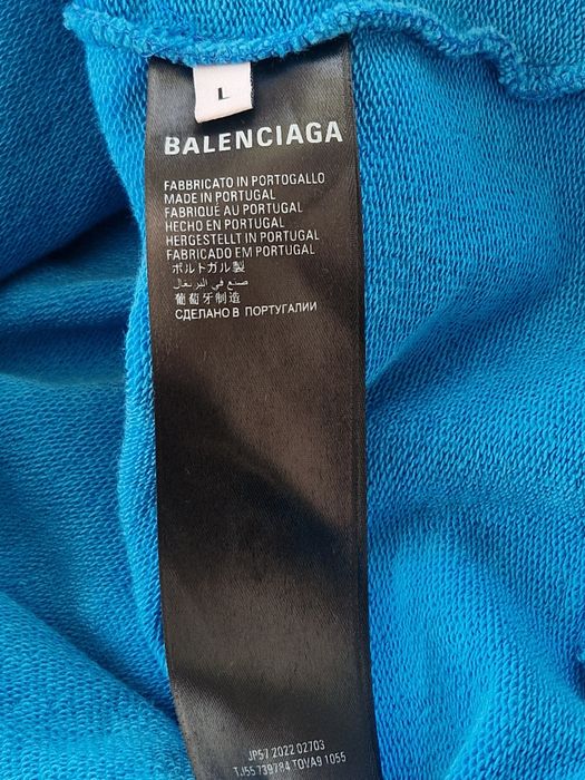 Balenciaga Skater Graffiti Distressed Hoodie