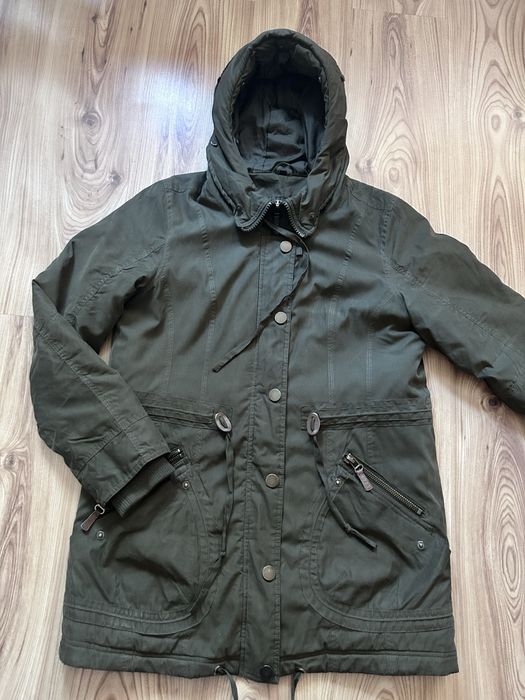 Kurtka khaki ocieplana