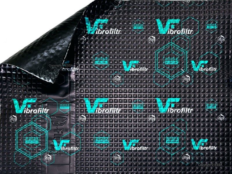 Vibrofiltr PRO 1.5 mm mata tłumiąca 35x50cm profesjonalna mata antywib