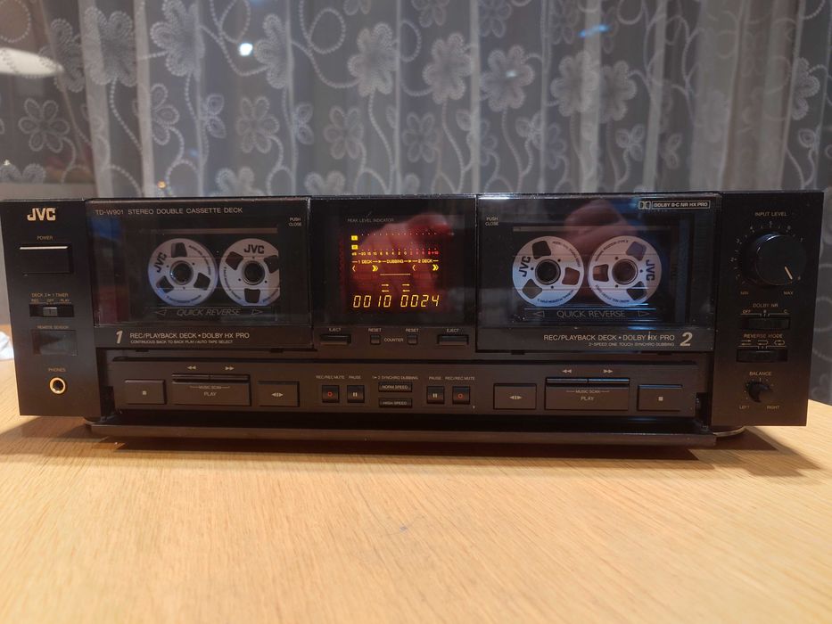 Magnetofon JVC TD-W901 - Top Model! Stan BDB