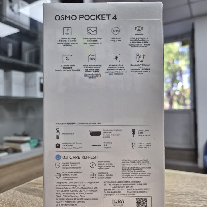 Екшн-камера DJI Osmo Pocket 4 Standard Combo