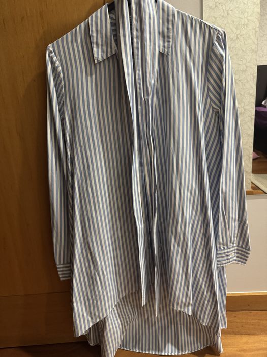 Camisa comprida de riscas